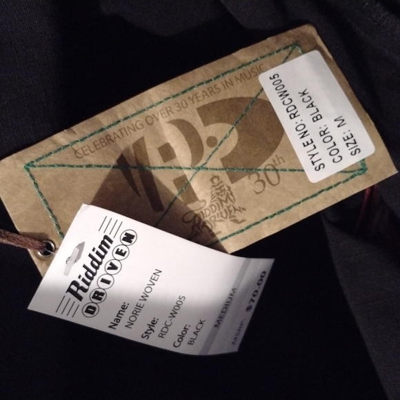 Men's Riddim Driven black button and zip shirt/jacket sz M - Picture 14 of 14